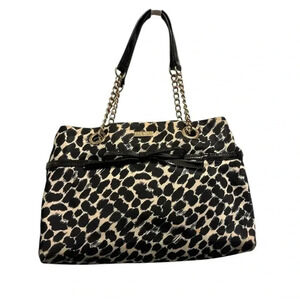 Kate Spade Animal Print gold chain purse Cheetah Large. In great conditions